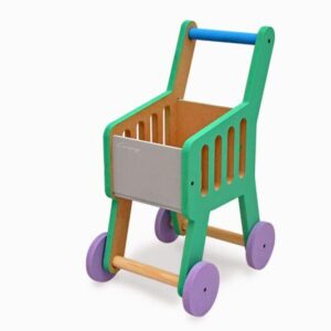 Carrito de Compras de Madera