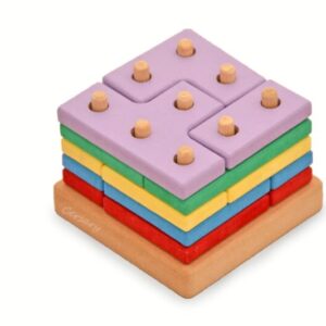 Cubo de Encastre Didáctico