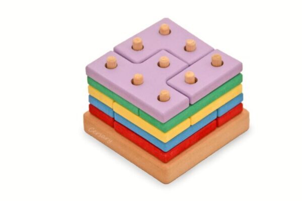 Cubo de Encastre Didáctico