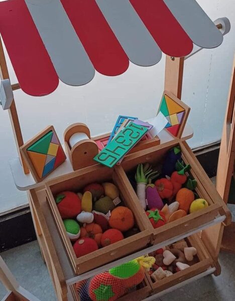 Combo Puestito + Carrito + Pack de Frutas