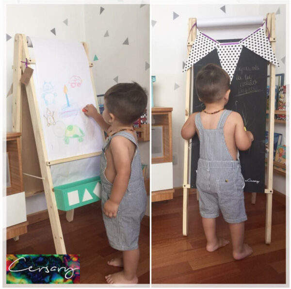 Pizarra Infantil 3 en 1