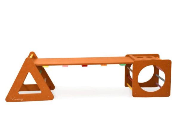 Cubo + Triángulo + Rampa Montessori - Imagen 6