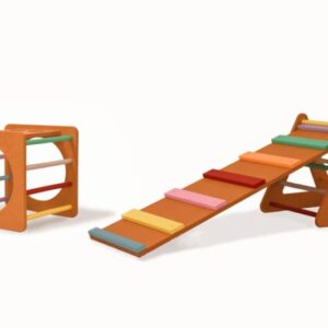 Cubo + Triángulo + Rampa Montessori