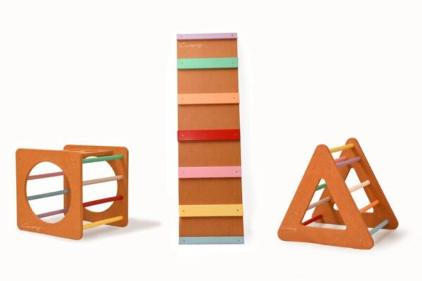 Cubo + Triángulo + Rampa Montessori - Imagen 5